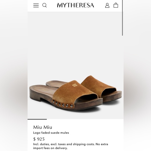 Miu Miu Shoes - Miu Miu Suede Sandal